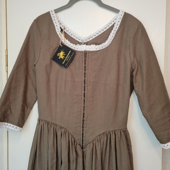 MayaHotenko Dresses & Skirts - MayaHotenko Linen Demelza Poldark Midi Dress NWT